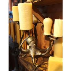 Metal Octopus Pillar Candle Holder 12 Metal Octopus Pillar Candle Holder -Household Items Sale octopus pillar holder 789800