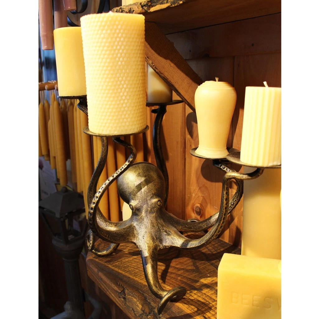 Metal Octopus Pillar Candle Holder 7 Metal Octopus Pillar Candle Holder - Image 5