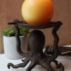 Metal Octopus Pillar Candle Holder