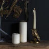 Cast Aluminum Owl Taper Candle Holder -Household Items Sale owl