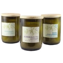 Paddywax Eco Recycled Glass Scented Jar Candle -Household Items Sale paddywax eco winebottle can