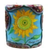 Painted Oval Veneer Candle - Georgia O'Keefe Sunflower 1 Painted Oval Veneer Candle - Georgia O'Keefe Sunflower -Household Items Sale painted veneer georgia okeefe