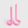 Twist Taper Candles -Household Items Sale pinktwist1024