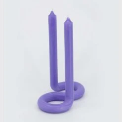 Twist Taper Candles -Household Items Sale purpletwist1024
