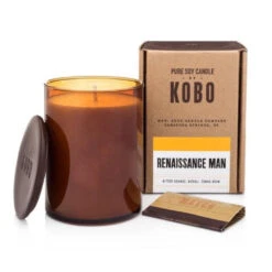 KOBO Woodblock Soy Wax Scented Jar Candles - 15 Ounces -Household Items Sale rein