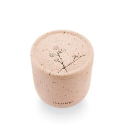 Illume Indoor Outdoor Ceramic Scented Jar Candle - 3 Wick -Household Items Sale rosewood