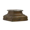 Wooded Carved Pillar Base Candle Holder -Household Items Sale salvaged