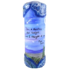 Quote Pillar Candle - "Seen A Shooting Star Tonight And I Thought Of You" Bob Dylan