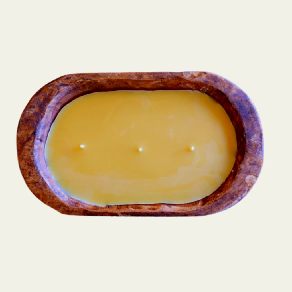 Beeswax Filled Wooden Bowls 4 Beeswax Filled Wooden Bowls - Image 2