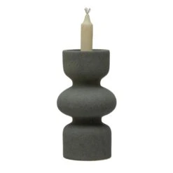 Bloomingville Stoneware Tea Light Taper Candle Holder