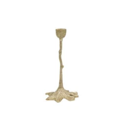 Brass Misty Tree Taper Candle Holder -Household Items Sale taper holder misty tree smal 1l