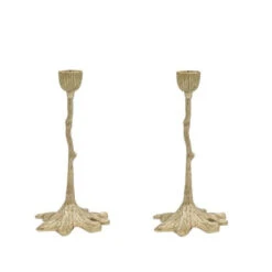 Brass Misty Tree Taper Candle Holder -Household Items Sale taperholdermistytreesmall