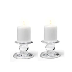 Abbott Reversible Taper Pillar Candle Holder - 3.5 Inches -Household Items Sale taperpillarholderlargepair