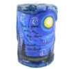 Painted Veneer Pillar Candle - "There Is Peace Even In The Storm." -Vincent Van Gogh 4X6 -Household Items Sale there is even peace painted veneer candle