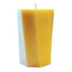 Beeswax Octagonal Pillar Candle 17 Beeswax Octagonal Pillar Candle -Household Items Sale twisted octagon side 4x6 1