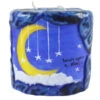 Oval Quote Pillar Candle - "Wish Upon A Star" -Household Items Sale wish upon a star oval candle
